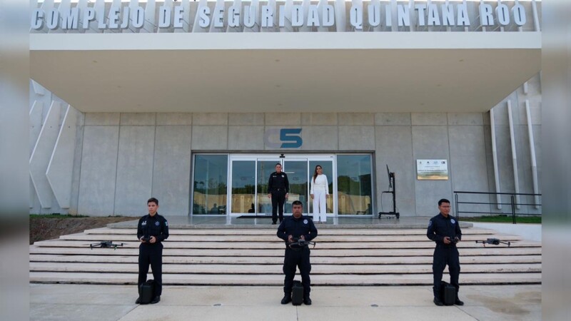Se capacita SSC con tecnología de drones para la construcción de paz y tranquilidad en Quintana Roo