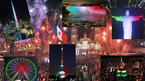 Festeja México su independencia alrededor del mundo