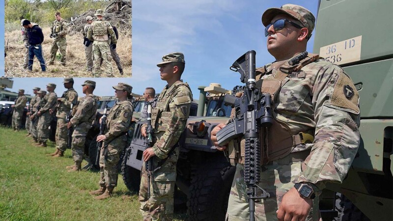 Texas militariza frontera con México