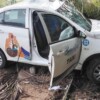 Muere taxista de Bacalar en un fuerte choque en la entrada a Chetumal
