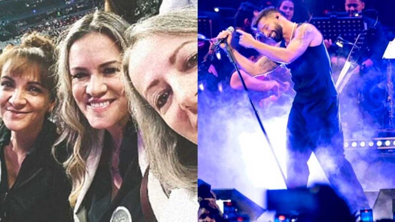 Rebecca de Alba presume su asistencia al concierto de su ex Ricky Martin