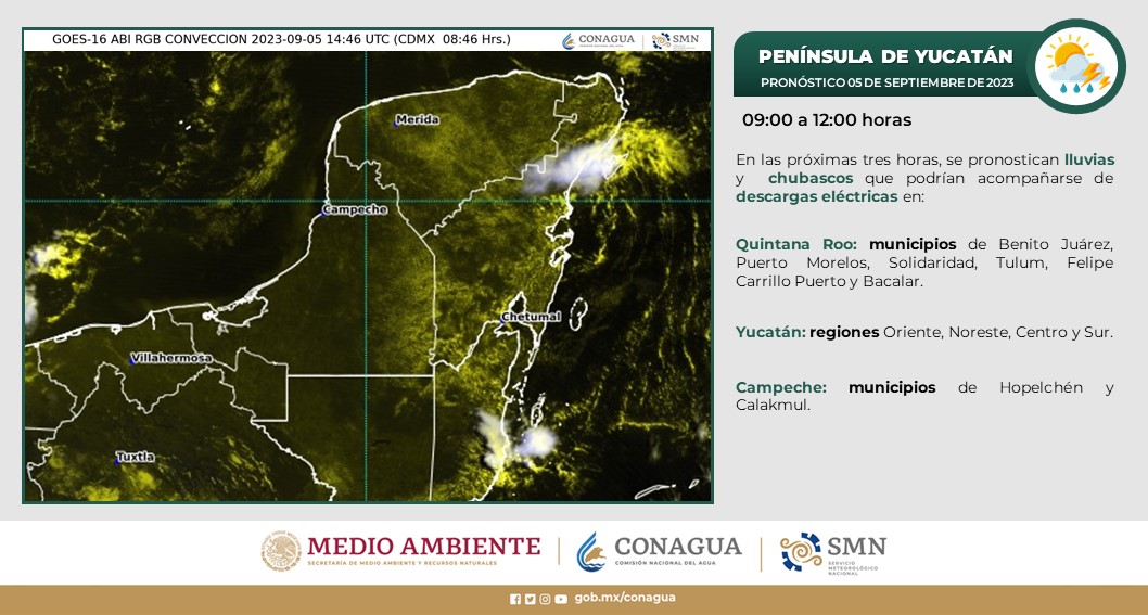 Se forma la depresión tropical No. 13 de la temporada. ¿Afectará a Quintana Roo?; por el momento se localiza a 5,035 km al este de nuestras costas.
