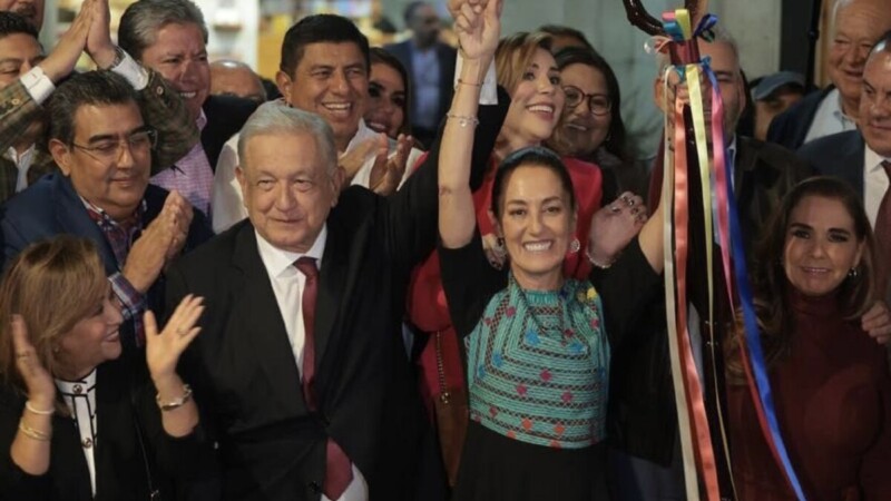 Sheinbaum a López Obrador, “continuaré con su legado”