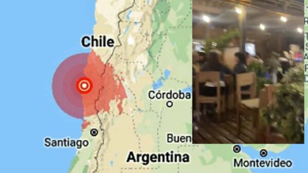Sismo de 6.2 grados estremece a Chile
