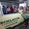 Ana Paty Peralta por un Cancún limpio abre primer punto fijo de ‘Reciclatón’ y entrega uniformes y maquinaria a servicios públicos