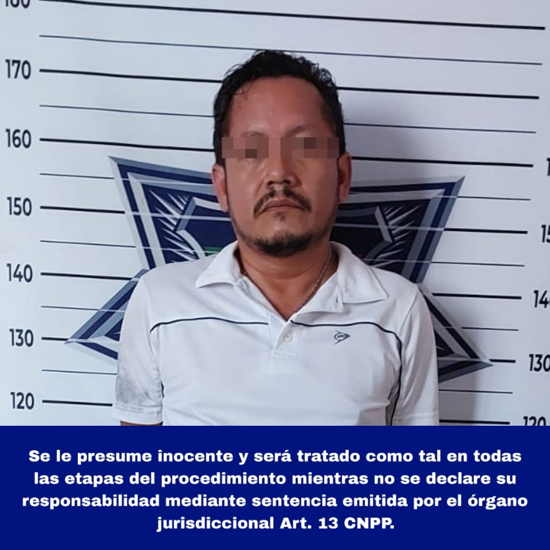 Detienen a narcomenudistas en la Supermanzana 259 de Cancún; Carlos Alberto “N” ofrecía droga a un transeúnte.