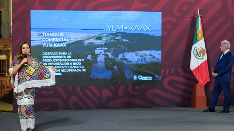 Mara Lezama anuncia la creación del ‘Tianguis Comercial Yum Kaax’