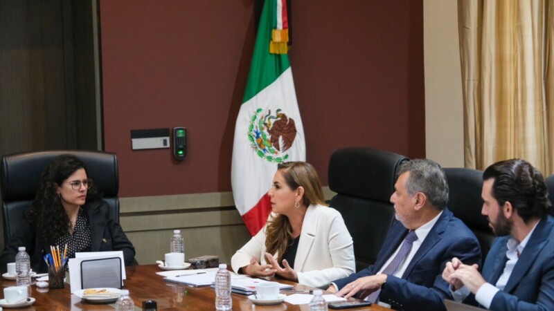 Evalúa Mara Lezama con Gobernación activos y condiciones del equipo y servicio de Fonatur en Quintana Roo