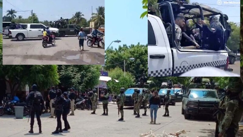 Autoridades atrapan a 20 presuntos sicarios del CJNG en Michoacán