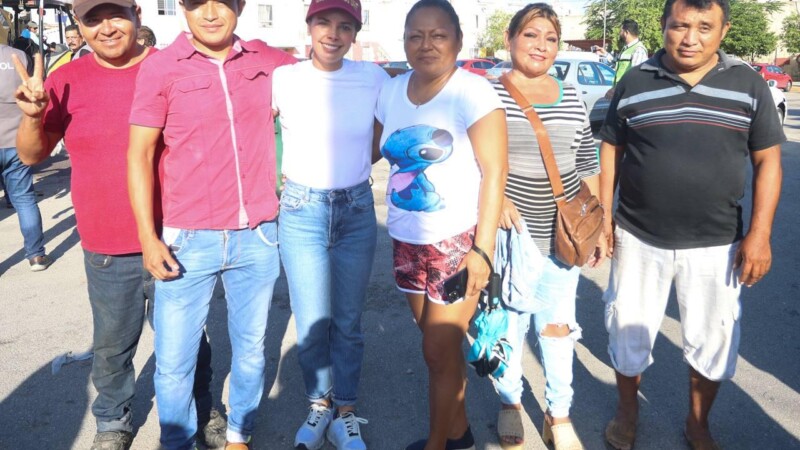 Instruye Ana Paty Peralta reemplazo de contenedores para basura en Villas Otoch Paraíso