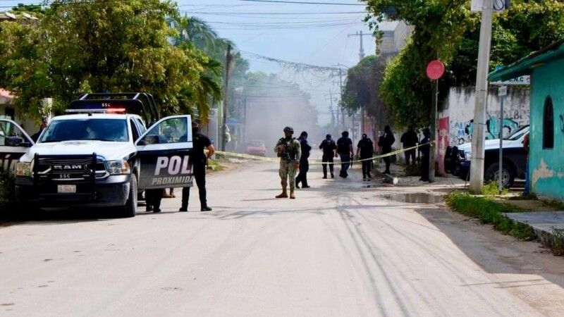 Balean e incendian una camioneta en la delegación Alfredo V. Bonfil