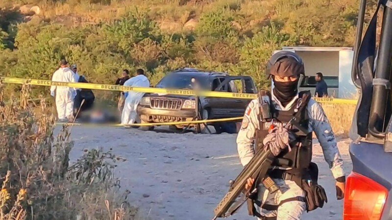Masacran en Guanajuato a cuatro personas en una camioneta
