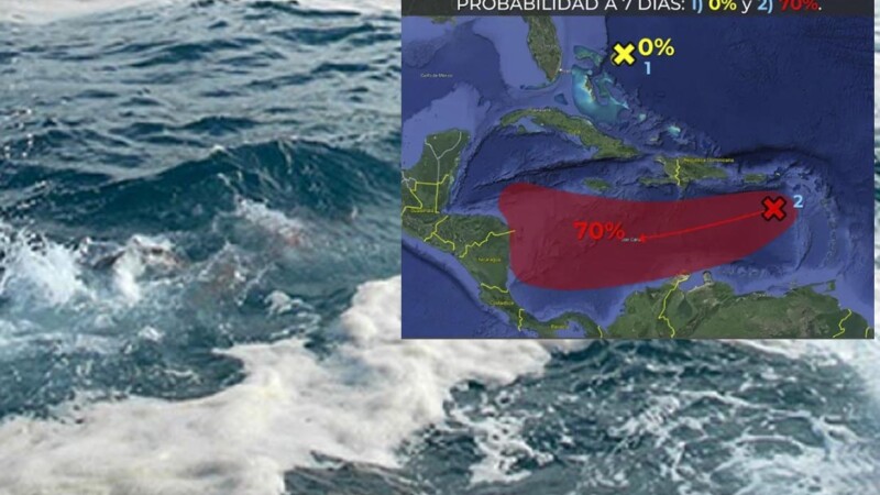 Potencial huracán amenaza ahora en el Mar Caribe