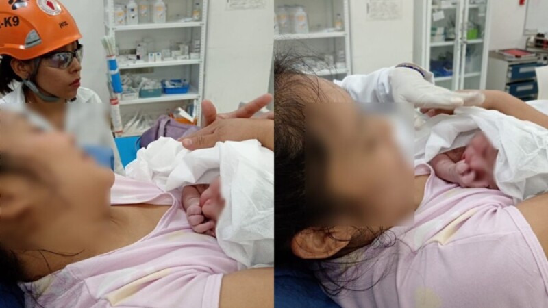 Nace bebé en ambulancia del ERUM en Cancún