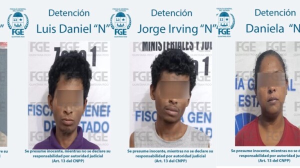 Capturan a 5 presuntos delincuentes en Cancún