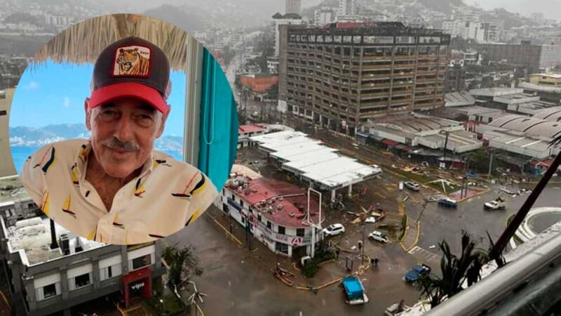 Casa de Acapulco de Andrés García quedó devastada por el huracán Otis