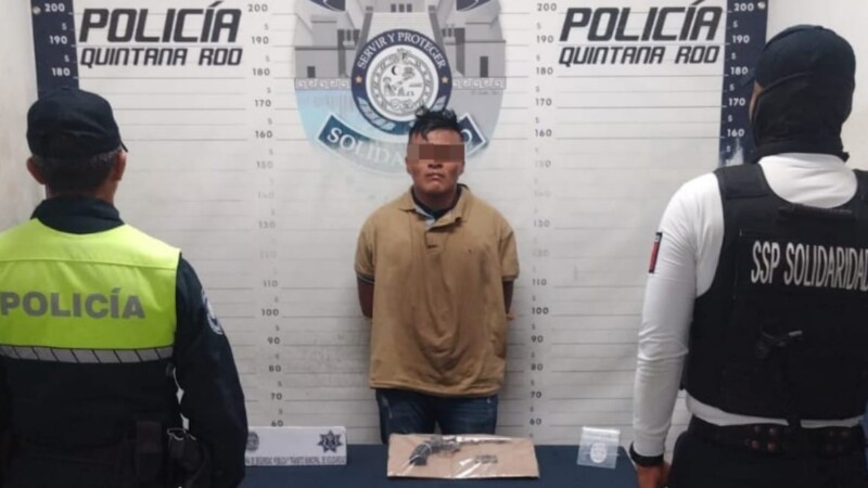 Detienen a sicario tras balear a empleado de joyería en Playa del Carmen