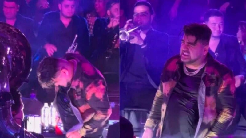 El Mimoso se pasa de copas en concierto de Aguascalientes
