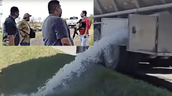 Decomisan y tiran narcos gasolina a piperos por no pagar derecho de piso