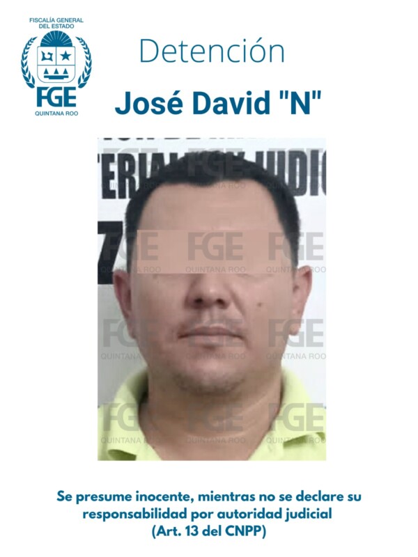 Detienen en Monterrey a presunto secuestrador buscado en Cancún; José David “N” fue aprehendido por la FGE en colaboración con la Interpol México.