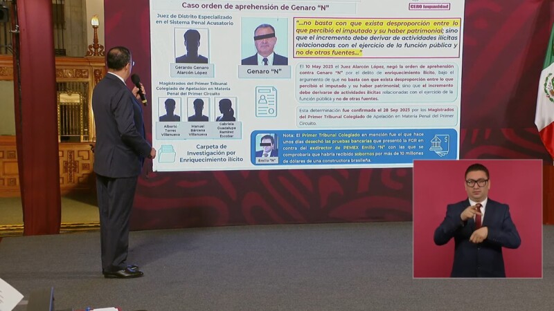 Exhiben al juez que favoreció los ilícitos de García Luna