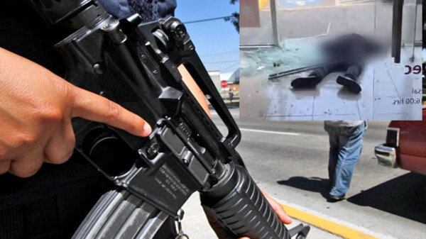 Escolta abate a balazos a ladrón en banco de SLP