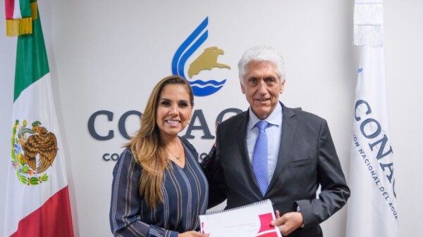 Mara Lezama gestiona ante Conagua proyectos de agua y drenaje.