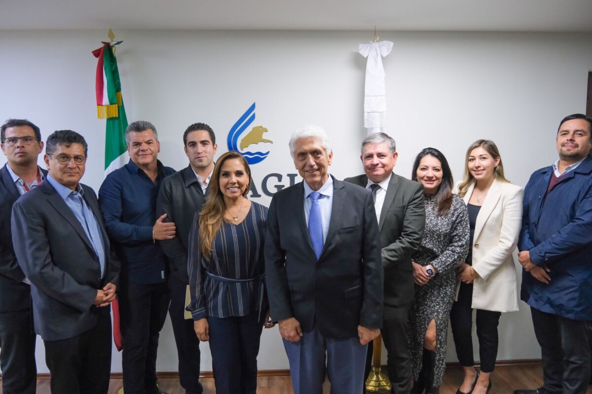 La gobernadora se reunió con el director general Germán Arturo Martínez Santoyo, con quien acordó un próximo encuentro en Quintana Roo.