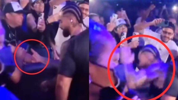 Maluma le da un manotazo a un fan cuando intentaba saludarlo