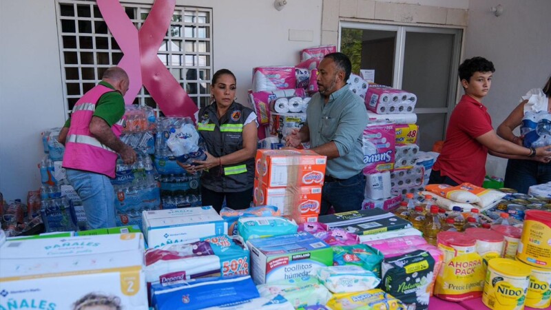 Envía Mara Lezama apoyo para las personas afectadas de Guerrero