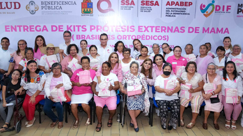 Entrega Mara Lezama prótesis a 364 mujeres sobrevivientes de cáncer de mama