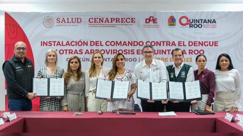 Instala Mara Lezama comando contra el Dengue en Quintana Roo