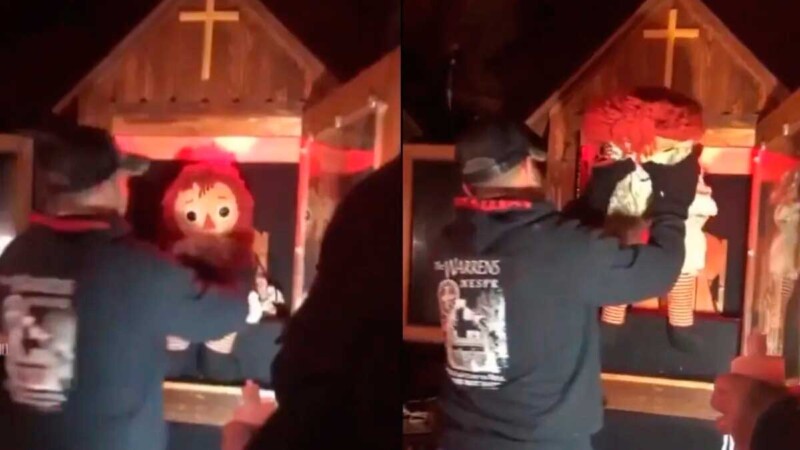 Muñeca Annabelle es cambiada de vitrina pese a advertencia de los Warren