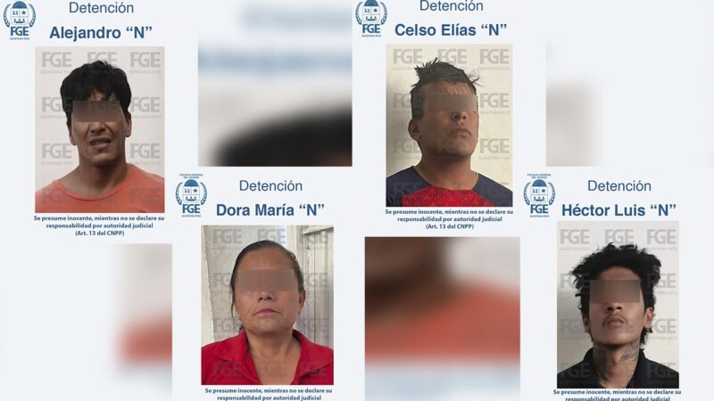 Caen cuatro presuntos narcomenudistas en Cancun