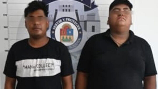 Capturan a dos presuntos narcomenudistas en Cancún