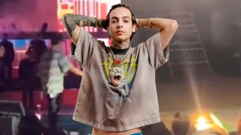 Natanael Cano siente temblor en pleno concierto en Oaxaca