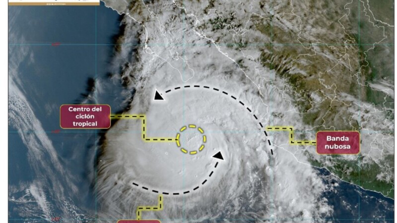 Norma pierde fuerza y se enfila rumbo a BCS