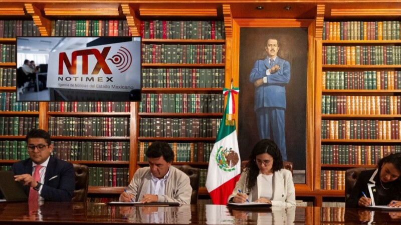 Firman acuerdo sindicato y gobierno extinción de Notimex