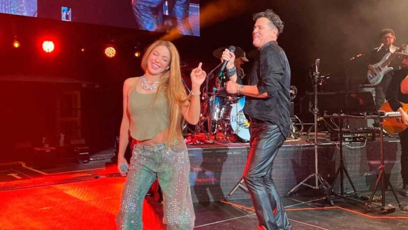 Por esta razón Shakira decidió sorprender a Carlos Vives durante concierto
