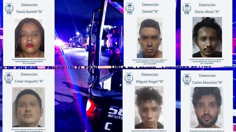 Caen seis presuntos responsables de balaceras a bares en Cancún