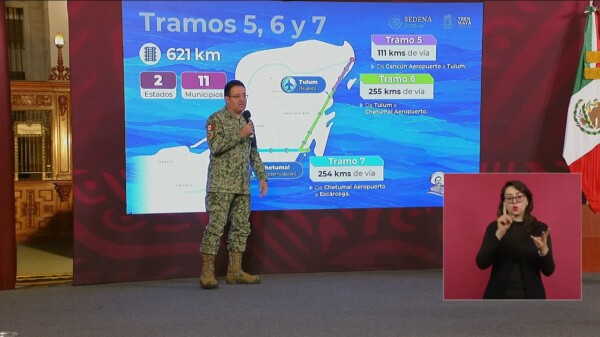 Faltan 53 días para la inauguración del Tren Maya