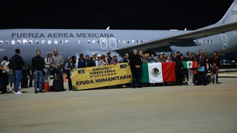 Han sido repatriados 721 mexicanos desde Israel