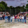 Diego Castañón le cumple a Akumal con nuevas instalaciones deportivas.