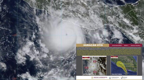Golpeará el huracán Otis a Guerrero como categoria 5