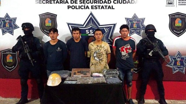 Cayeron cuatro narcomenudistas en la Región 228 de Cancún