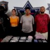 Detienen en flagrancia a tres narcomenudistas en Villas del Mar
