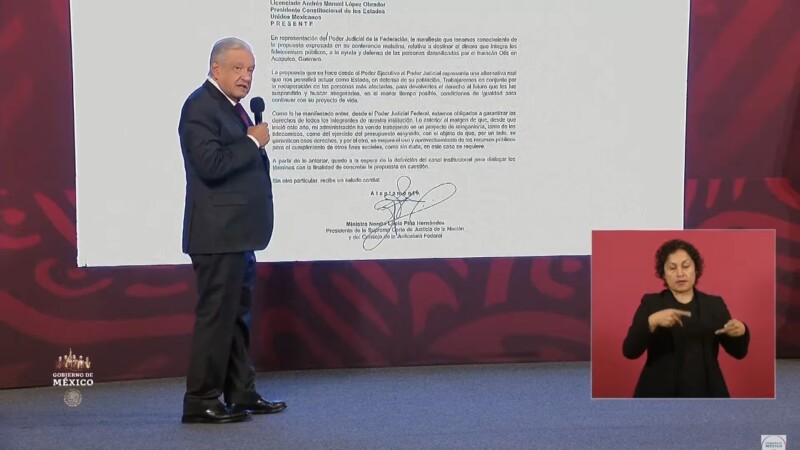 Conservadurismo en PJ se opuso a ofrecimiento de la SCJN: AMLO