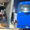 Aseguran a 100 migrantes hacinados en autobús de pasajeros.