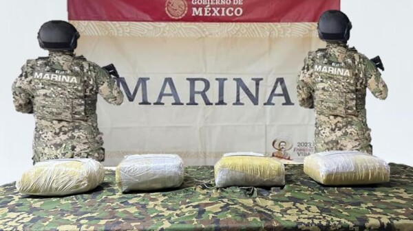 Asegura la Marina más de 40 kilos de droga en costas de Quintana Roo