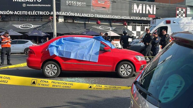 Asesinan a balazos a un automovilista por incidente de tránsito en la CdMx